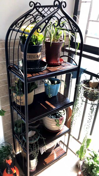 Display rack storage rack iron metal Nordic