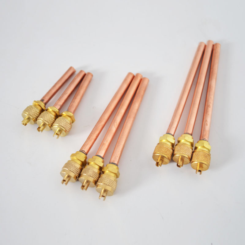 冰箱单向阀加氟嘴加液嘴冰箱快速接头针阀加氟快速接头充注阀-图2