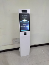 Посещение самолета 虹膜考勤机识别仪人脸识别考勤机门禁矿用箱柜管理21.5英寸大屏