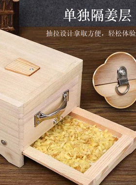 艾灸盒腹部全身用桐木悬灸盒仪器