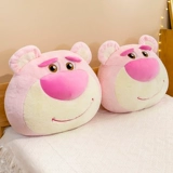 Розовый клубничный медведь подушка подушка офис талия задняя подушка для подушки подушка для подушки капюшон -пушка домашний диван подушка подушка