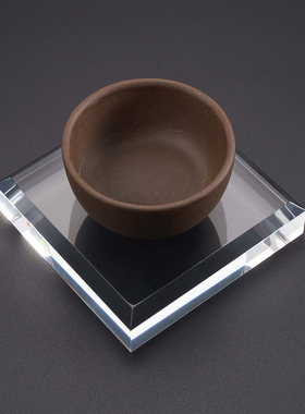 透明水晶方块亚克力底座古玩饰品
