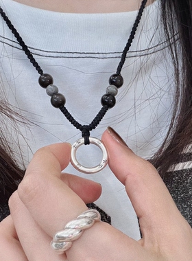 足银999平安扣男女生送生日礼物