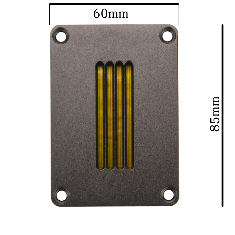 HIFIDIY高音喇叭 带式喇叭铝带喇叭后腔增低频下限 方形AL6085 - 图0