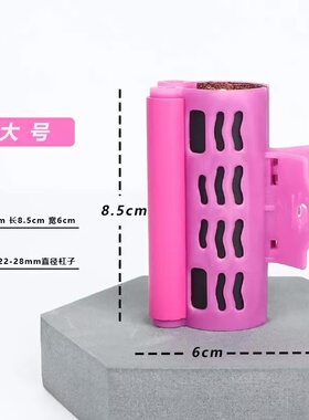 加热变色夹热烫隔热夹子美发杠保