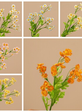 绢花客厅洋甘菊小清新