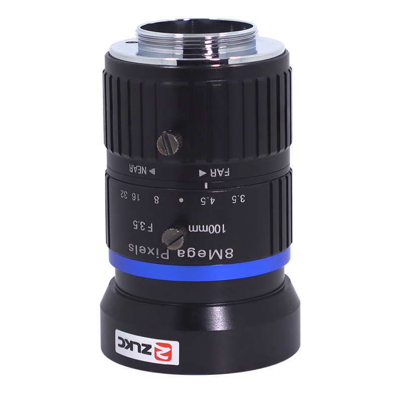 工业相机镜头C口100mm手动光圈1英寸机器视觉 监控摄像机拍照镜头