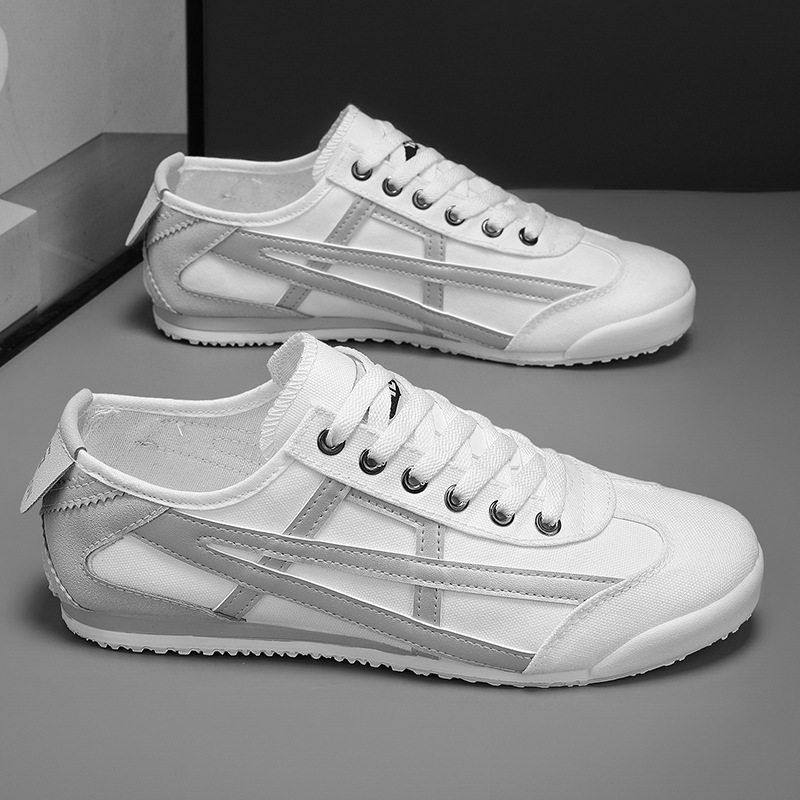 夏季阿甘男鞋子潮鞋一脚蹬透气潮流懒人潮牌百搭布鞋休闲帆布板鞋,淘宝优惠券,粉丝福利购,淘宝优惠卷