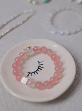 可可爱爱收藏级天然马粉手串女