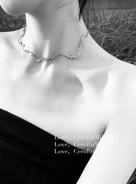 可调节电镀水波链女水钻颈链