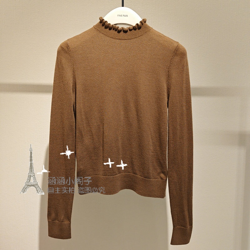 WJWG专柜正品2025冬简约时尚毛织套头衫2SN4033460-539 - 图3