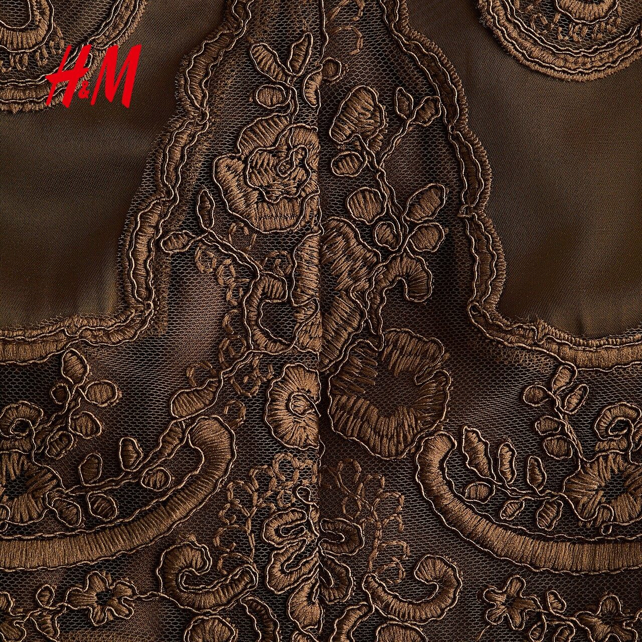 HM2026春季新款女装蕾丝装饰缎质上衣1333829,淘宝优惠券,粉丝福利购,淘宝优惠卷