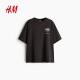 HM ເສື້ອຍືດແມ່ຍິງ 2026 Summer New Shell Temperament Fashion Commuting Large Profile Printed Short Sleeve 1341689