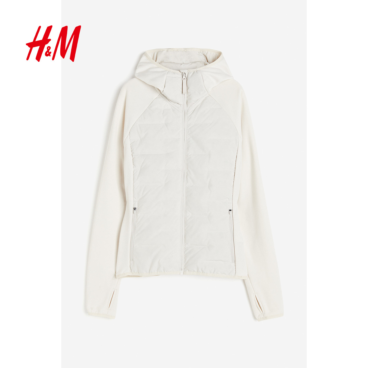 【H&M MOVE ThermoMove™】女士运动外套25冬新款健身夹克1182893,淘宝优惠券,粉丝福利购,淘宝优惠卷