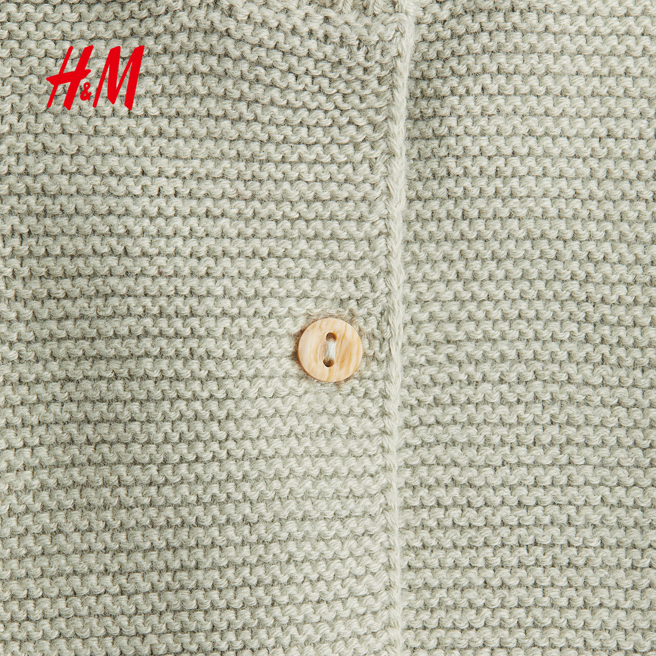 HM童装新生儿男婴女婴毛衣2025新款圆领长袖纹理感针织衫1166949 - 图2