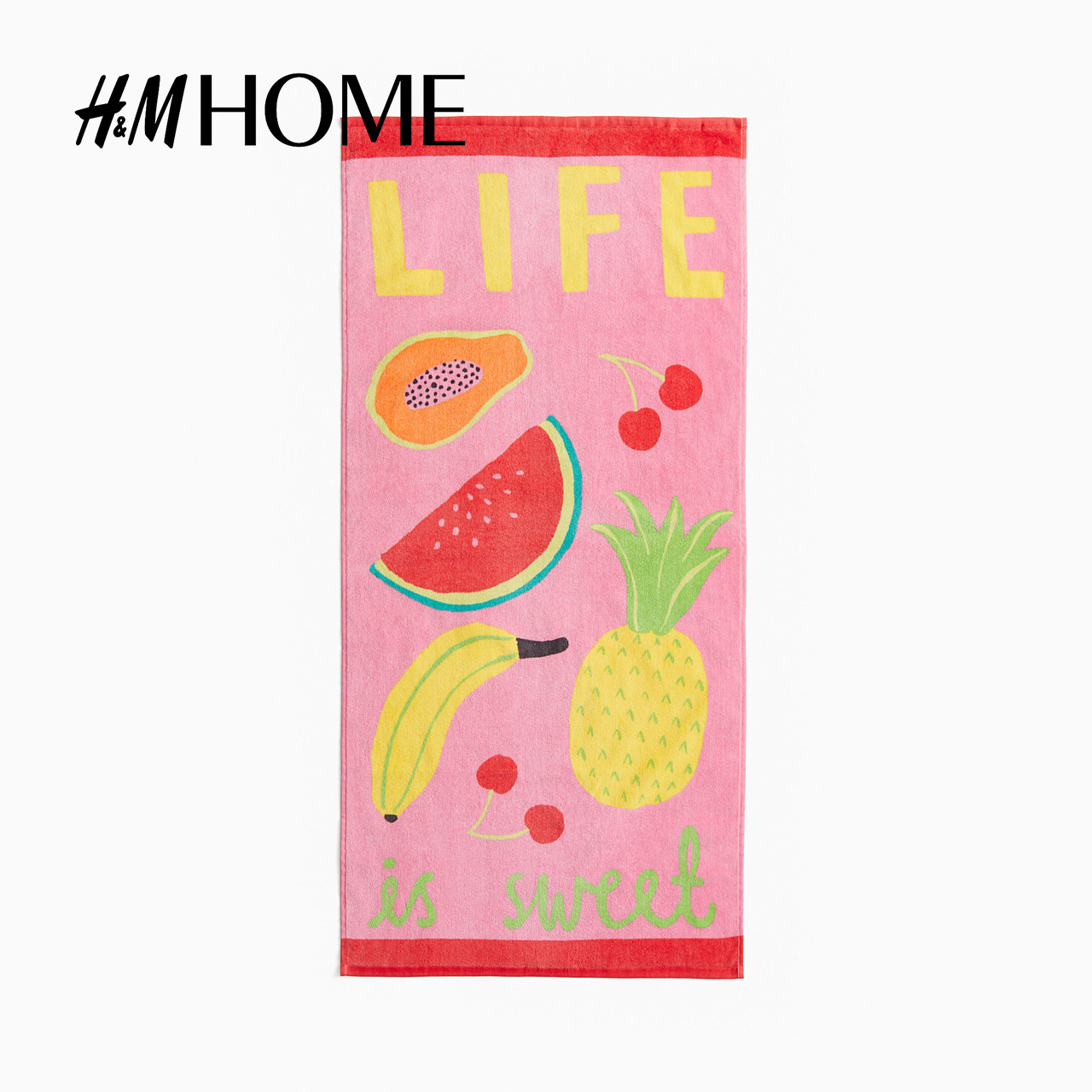 HM HOME home fabric bath towel summer home printed terry cloth cute towel 0945713