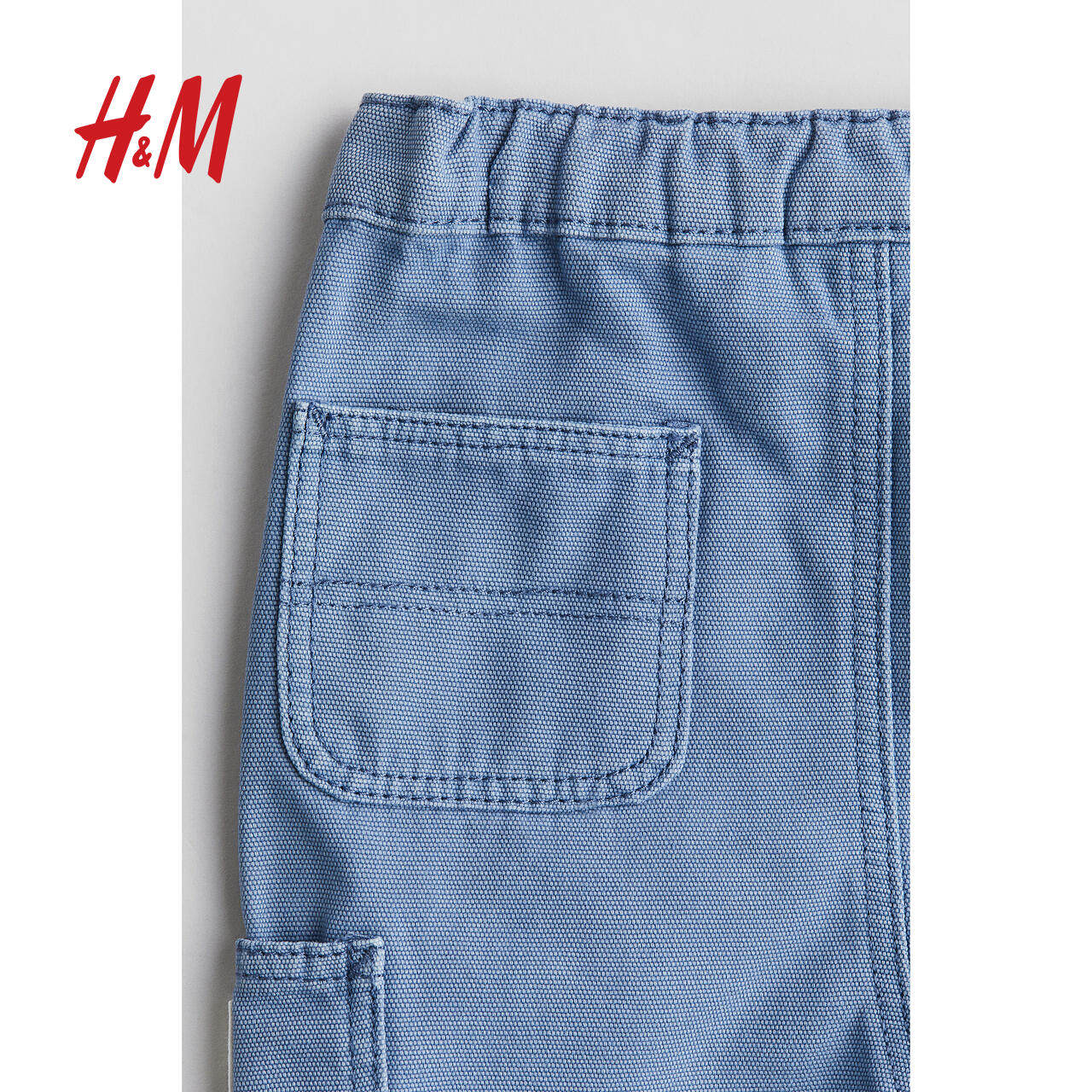 HM童装男婴牛仔裤冬季舒适贴袋棉质复古牛仔裤1241236,淘宝优惠券,粉丝福利购,淘宝优惠卷