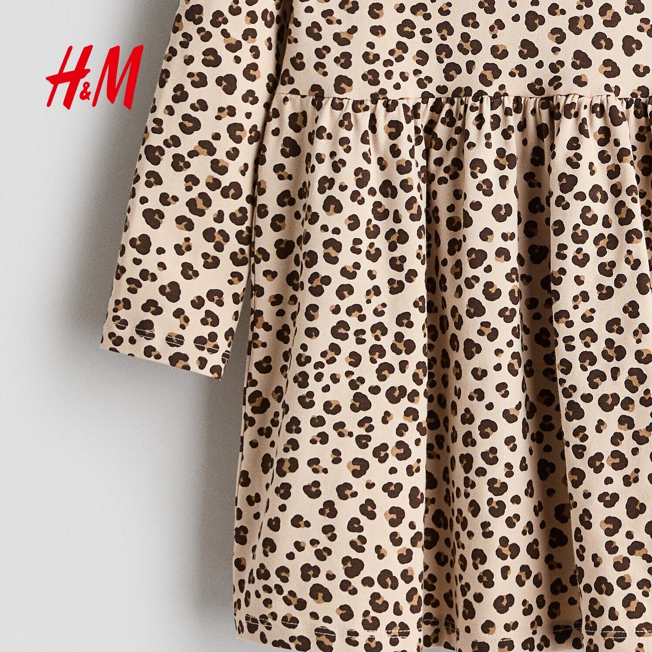 HM2026春季新款童装儿童女童棉质印花连衣裙1245392,淘宝优惠券,粉丝福利购,淘宝优惠卷