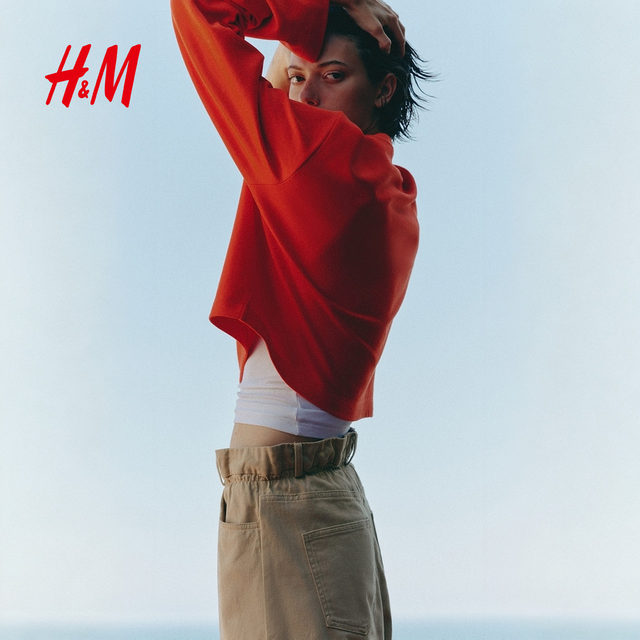 HM Women's Pants 2026 Summer New Basic Commuting Wear Paper Bag Waist Bermuda Shorts 1333443