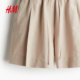 HM ກາງເກງກາງເກງຂອງແມ່ຍິງ summer linen blend drawstring shorts 1259172
