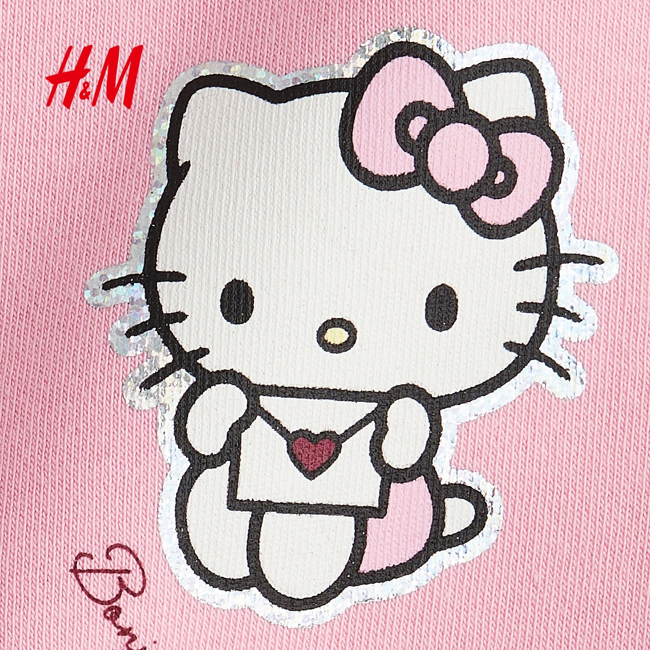 【三丽鸥系列】HM童装儿童女童卫衣秋季hello kitty套衫1243063 - 图2