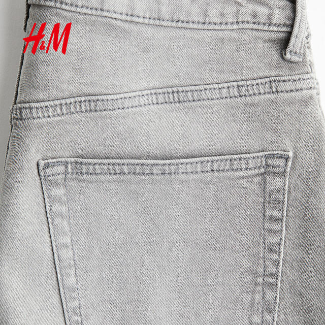HM women's jeans summer commuting high waist slim slim fashion denim shorts 1266263