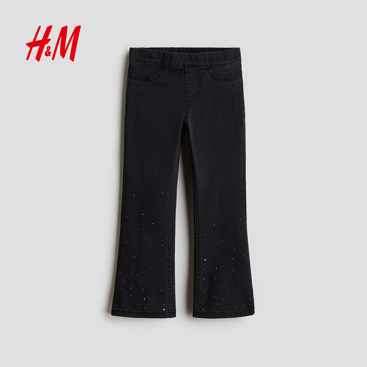 HM冬季童装儿童女童缀饰牛仔打底裤1292142,淘宝优惠券,粉丝福利购,淘宝优惠卷