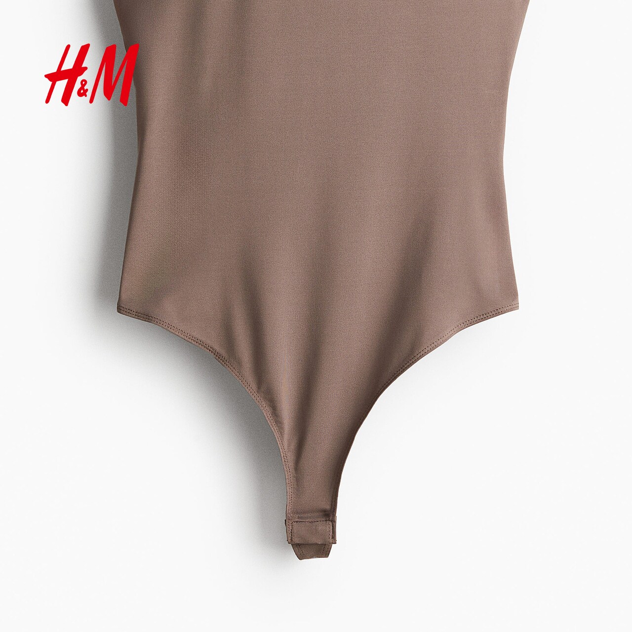 HM女士内衣秋季简约柔软休闲内搭弹力舒适透气连体丁字衣1240676