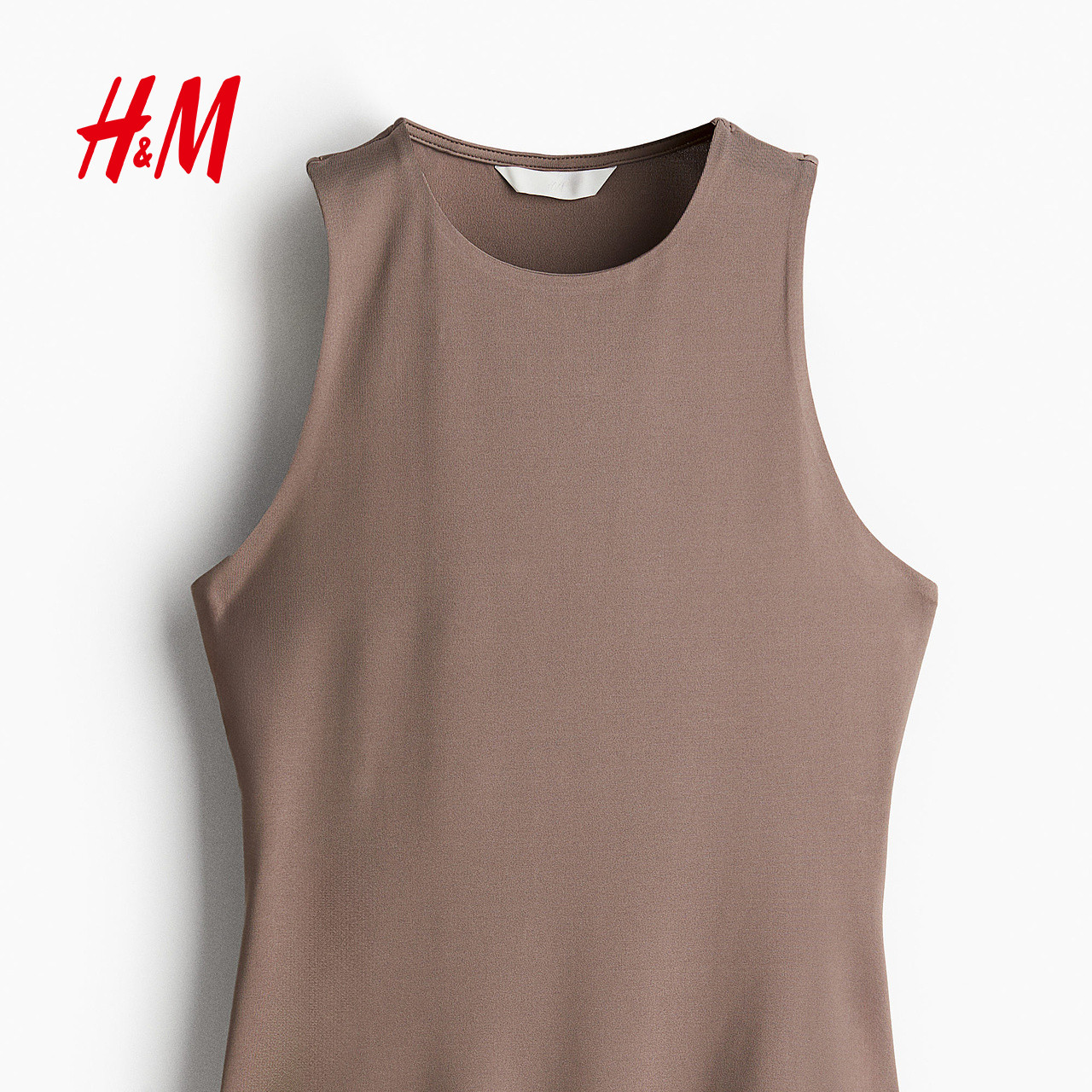 HM女士内衣秋季简约柔软休闲内搭弹力舒适透气连体丁字衣1240676