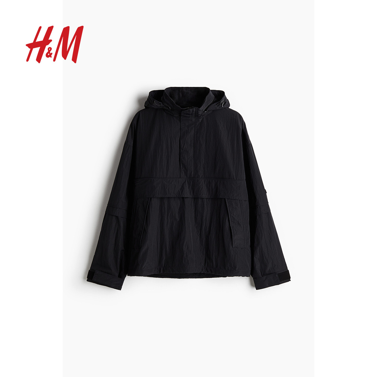 HM男装运动外套冬季户外登山服宽松版型舒适尼龙防风衣1228227,淘宝优惠券,粉丝福利购,淘宝优惠卷