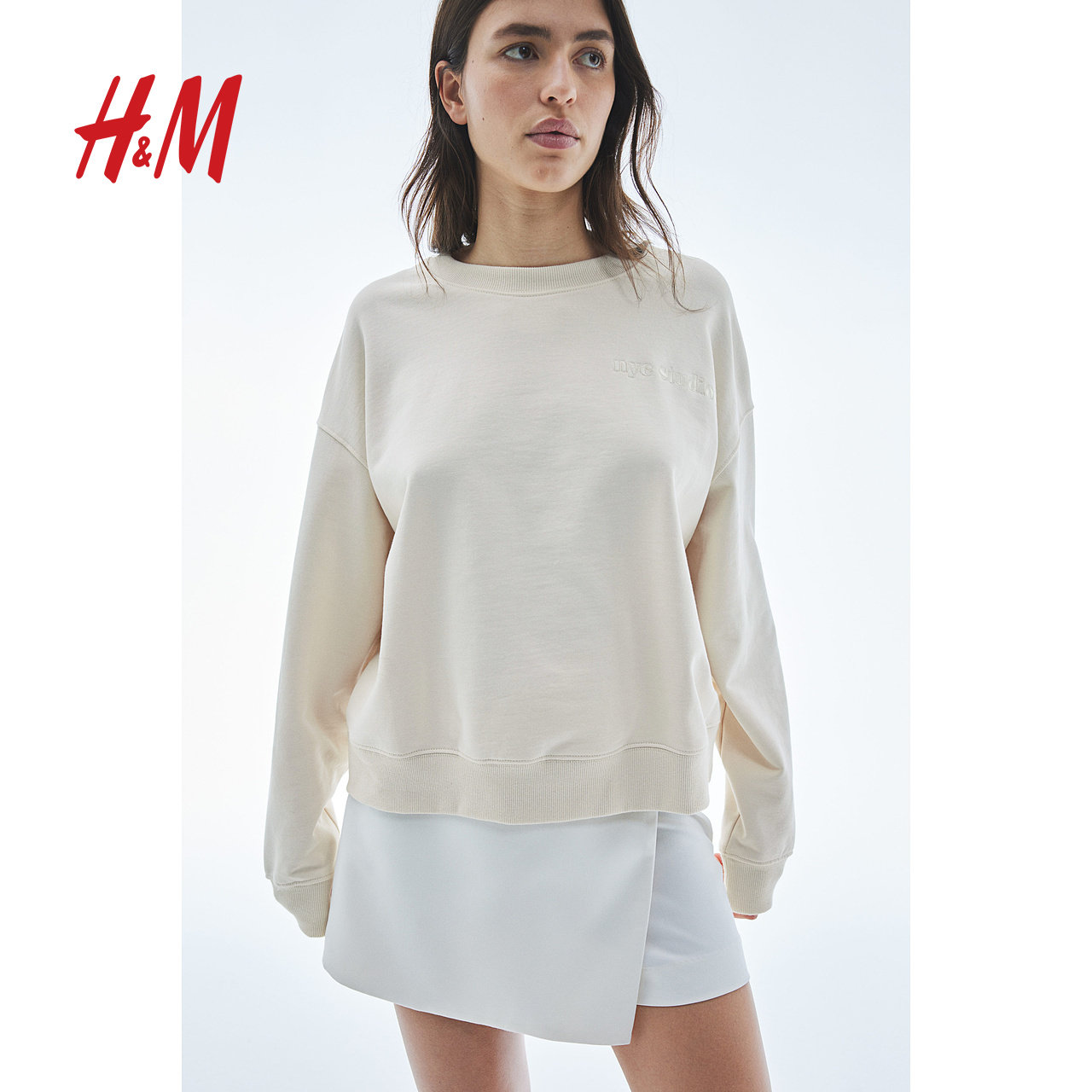 HM女士精品冬季字母图案卫衣1269562,淘宝优惠券,粉丝福利购,淘宝优惠卷