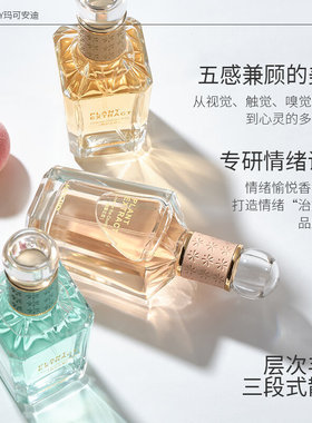 玛可安迪植萃香水粉恋水晶花果香调女士淡香持久留香 奥迪丝香水