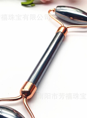 太赫兹能量石脸部按摩器刮痧板蘑菇头多晶硅矿石按摩仪直播