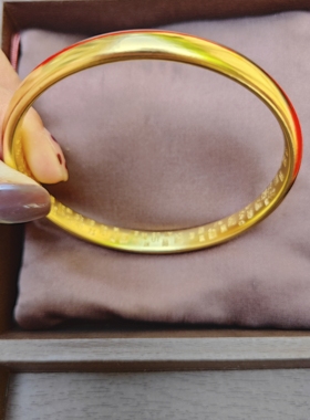 新中式古法传承手镯宽面泥鳅背
