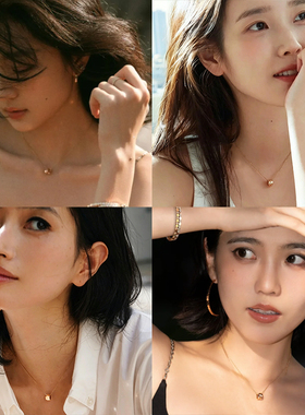 蜂巢小蛮腰项链女2026新款爆款轻奢高级感路路通转运珠吊坠锁骨链