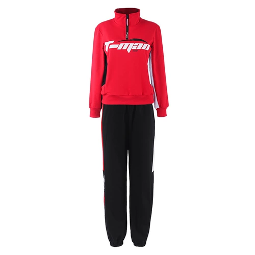 Демисезонный спортивный костюм, кардиган для школьников в стиле хип-хоп, комплект, оверсайз, увеличенная толщина