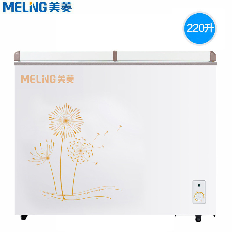 meiling /美菱220l商大容量冰柜 胜荣电器冷柜