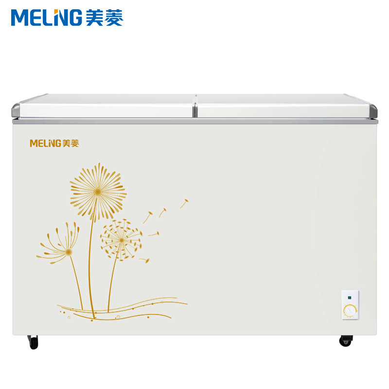meiling /美菱278l卧式双温冷柜 胜荣电器冷柜