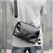 Hong Kong 2023 Bull Leather Skew Satchel Bag Business Mens Bag Single Shoulder Bag Men Genuine Leather Casual Handbag Large Capacity Tide