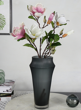 客厅玉兰花高仿真假花多色可选
