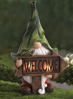 可爱太阳能花园摆件装饰