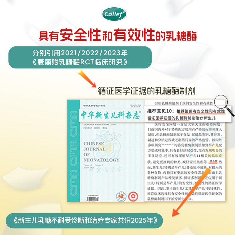 英国进口康丽赋乳糖酶 滴剂宝宝婴儿幼儿colief不耐受测试 消化酶