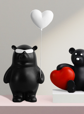 态度摆件树脂可爱儿童房