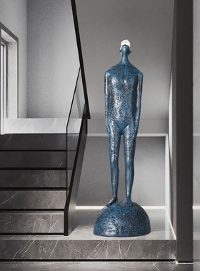 再发现艺术玻璃钢大型落地摆件