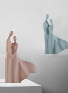 再发现陶瓷人物抽象摆件北欧软装