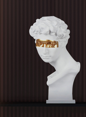 艺术人物雕塑软装设计搭配摆件