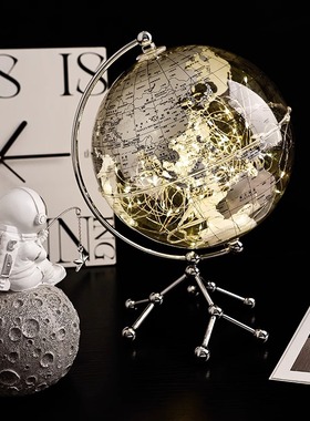 商务礼品电视柜地球仪摆件轻奢