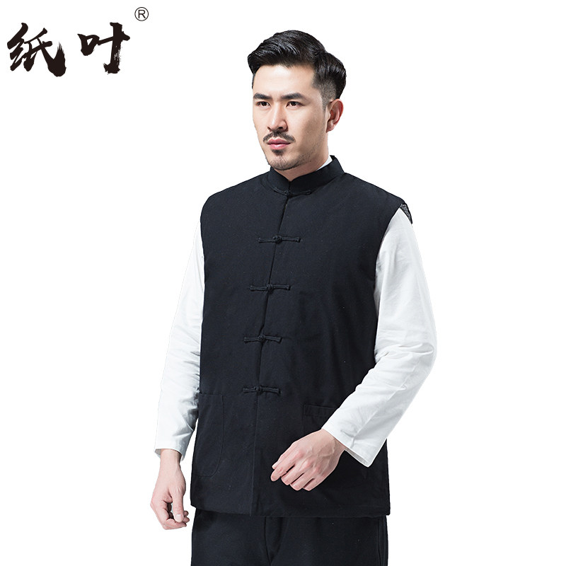 中国风唐装男纯棉棉袄坎肩马甲中式外套棉衣中老年秋冬季汉服棉服,淘宝优惠券,粉丝福利购,淘宝优惠卷