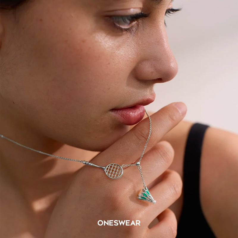 ONE SWEAR/梵誓羽毛球项链女轻奢小众设计精致礼物运动风配饰饰品