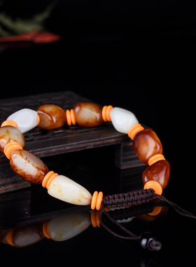 原石俏色手串新疆和田玉籽料